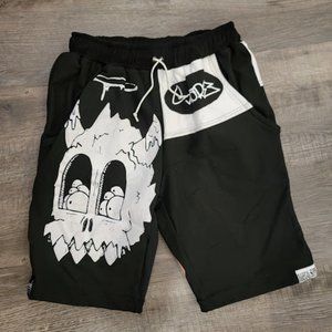Snare Collab Shorts Size Small Demon Halo x Blown Out Face
